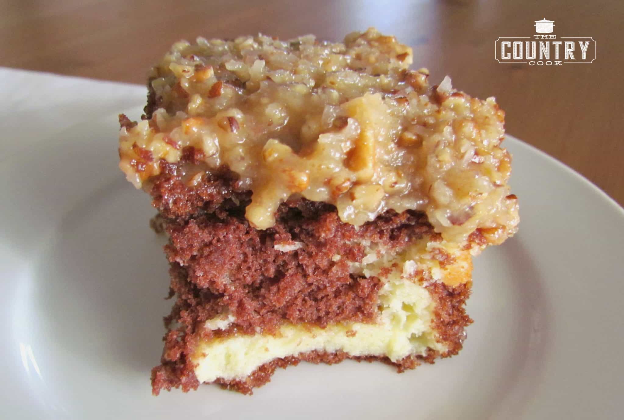 German Chocolate Cheesecake Cake The Country Cook