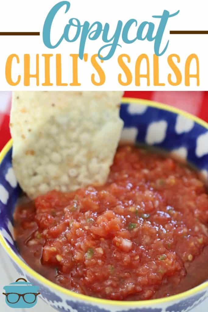 Copycat Chili S Salsa Video The Country Cook