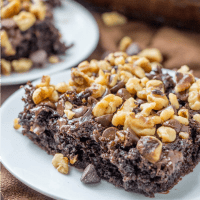 Easy Chocolate Brownie Cake recipe