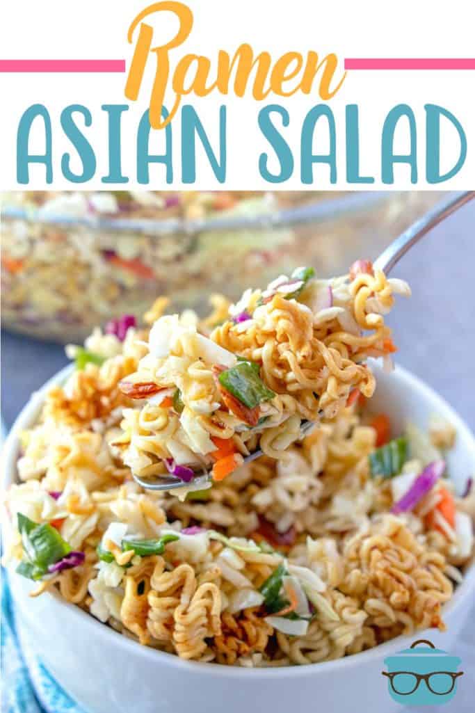 Ramen Asian Salad recipe from The Country Cook #sidedish #ramen