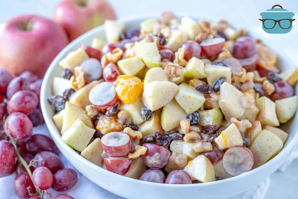 APPLE FRUIT SALAD (+Video) | The Country Cook