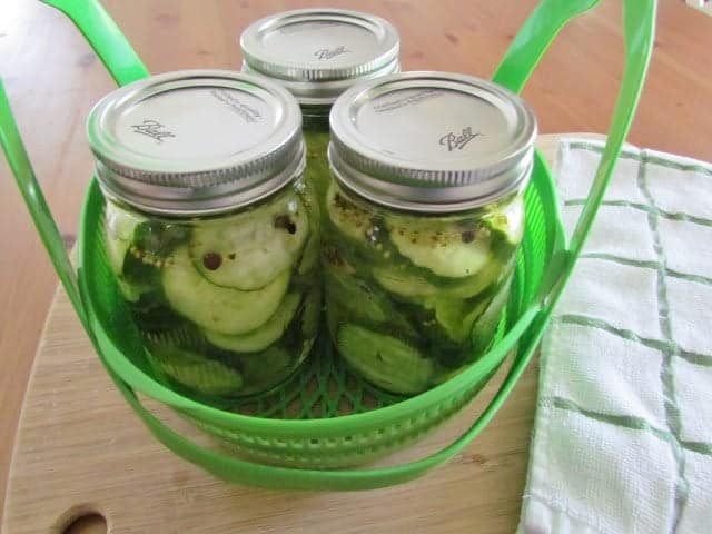 mason jars placed in rack