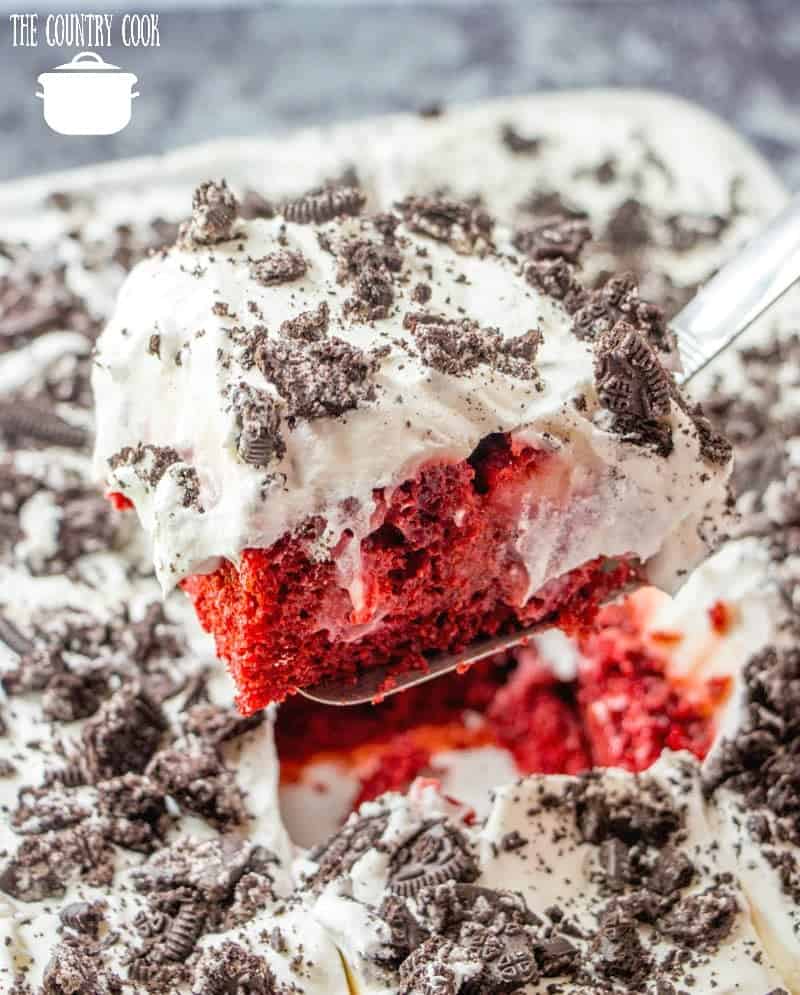 Red Velvet Poke Cake recipe