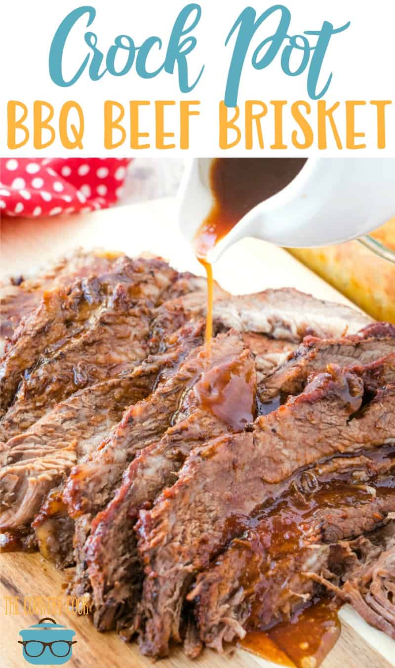 Crock Pot BBQ Beef recipe from The Country Cook - made with homemade BBQ sauce and seasoning rub