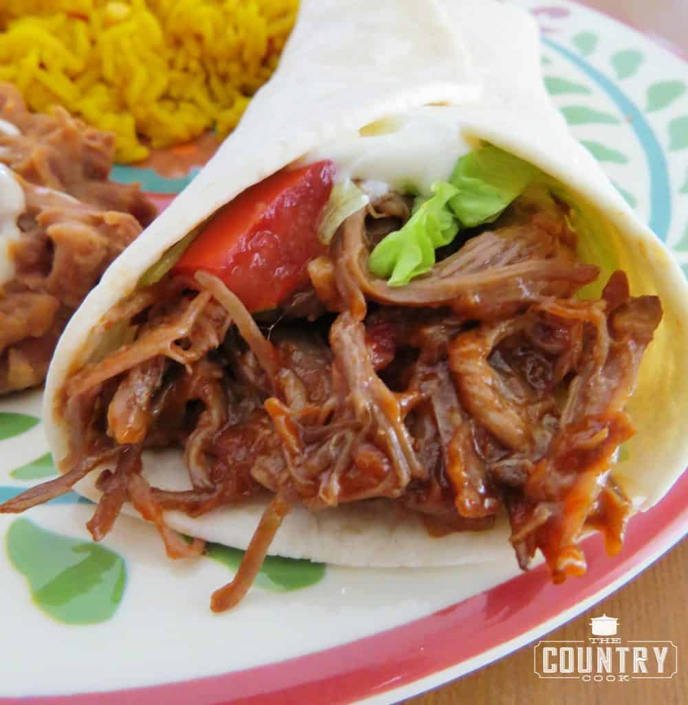 crock pot mexican shredded beef {perfect for tacos!}