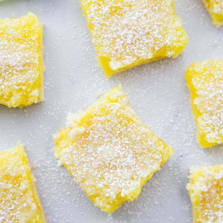 Easy 3-Ingredient Lemon Crumble Bars