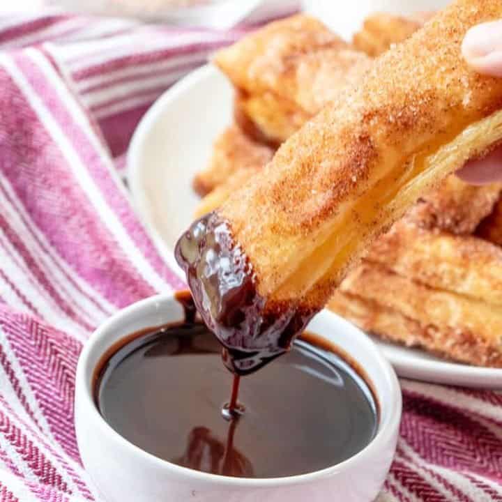 Easy Baked Churros recipe from The Country Cook