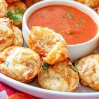 Pepperoni Pizza Puffs recipe from The Country Cook