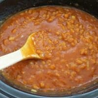 Crock Pot Baked Beans recipe from The Country Cook