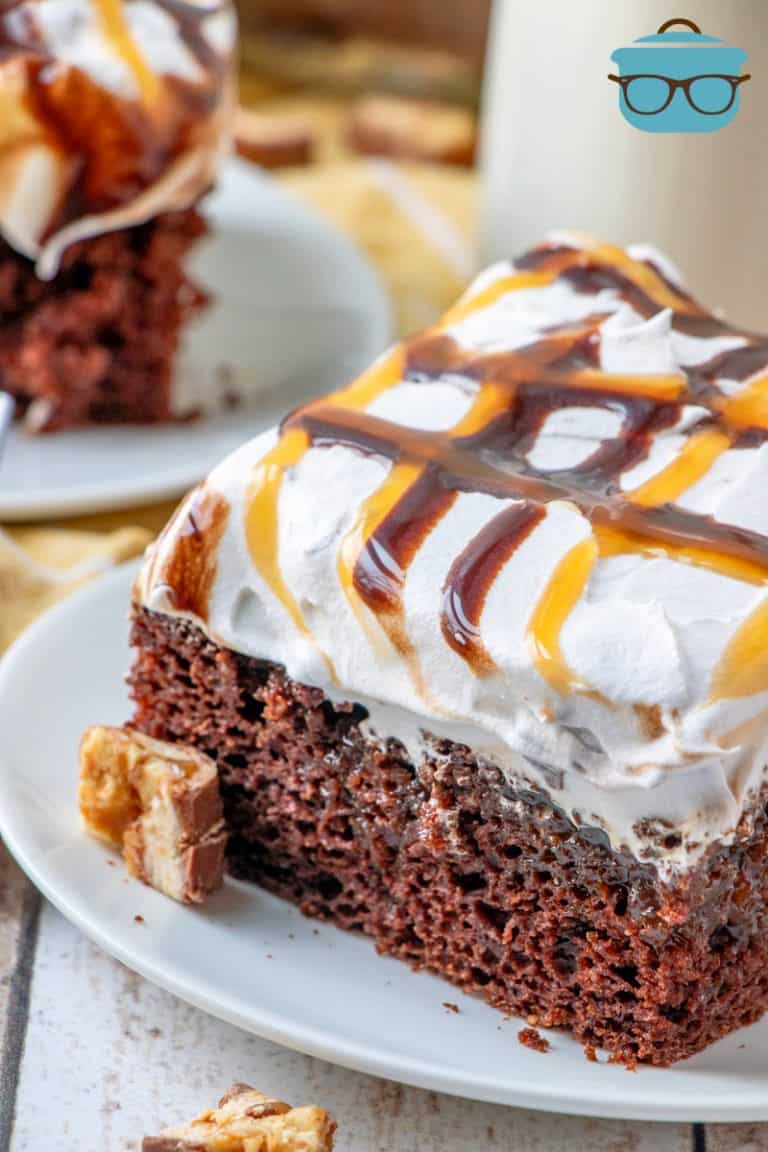 Snickers Poke Cake Video The Country Cook