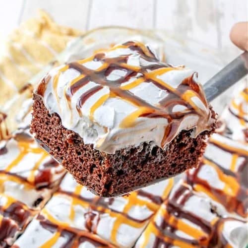 Snickers Poke Cake Video The Country Cook