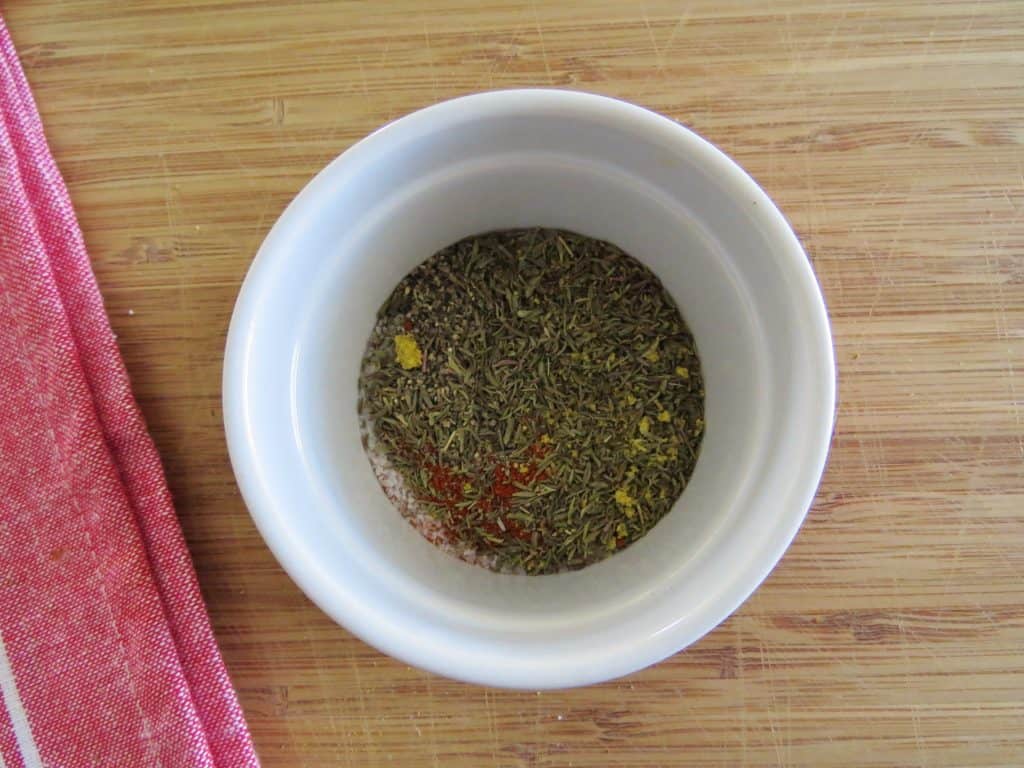 spices combined in a small bowl