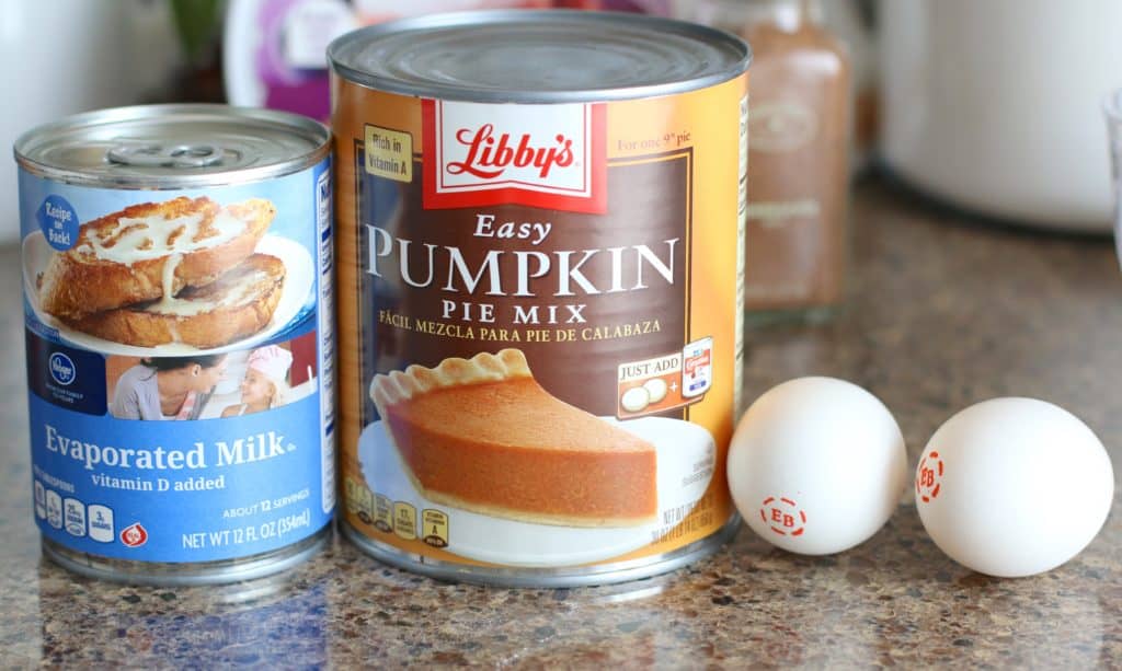 Libby's Pumpkin Pie Mix shown.