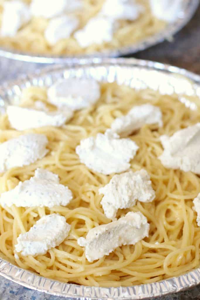 spaghetti and ricotta cheese