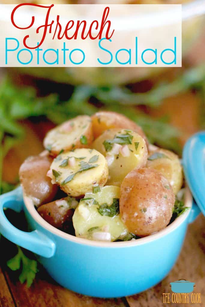 French Potato Salad recipe from The Country Cook