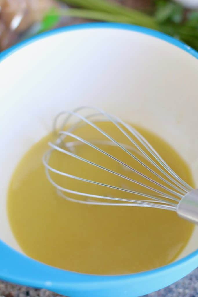 emulsified vinegar and mustard