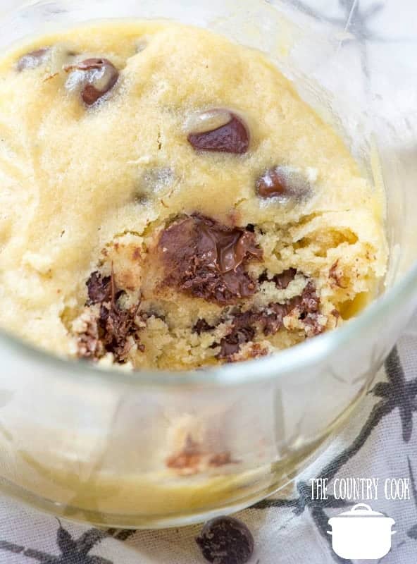 Chocolate Chip Cookie In A Mug Video The Country Cook