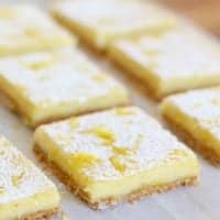 Creamy Lemon Bars with Nilla wafer crust