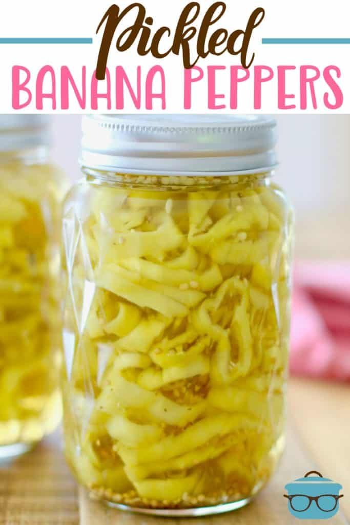 Easy Pickled Banana Peppers recipe from The Country Cook