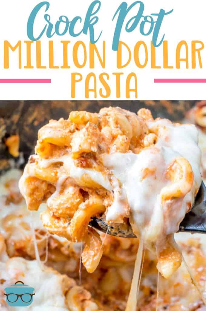 Crock Pot Million Dollar Pasta recipe from The Country Cook