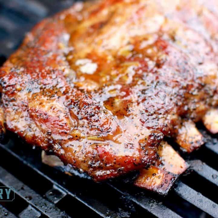 Grilled Orange Honey Ribs recipe from The Country Cook