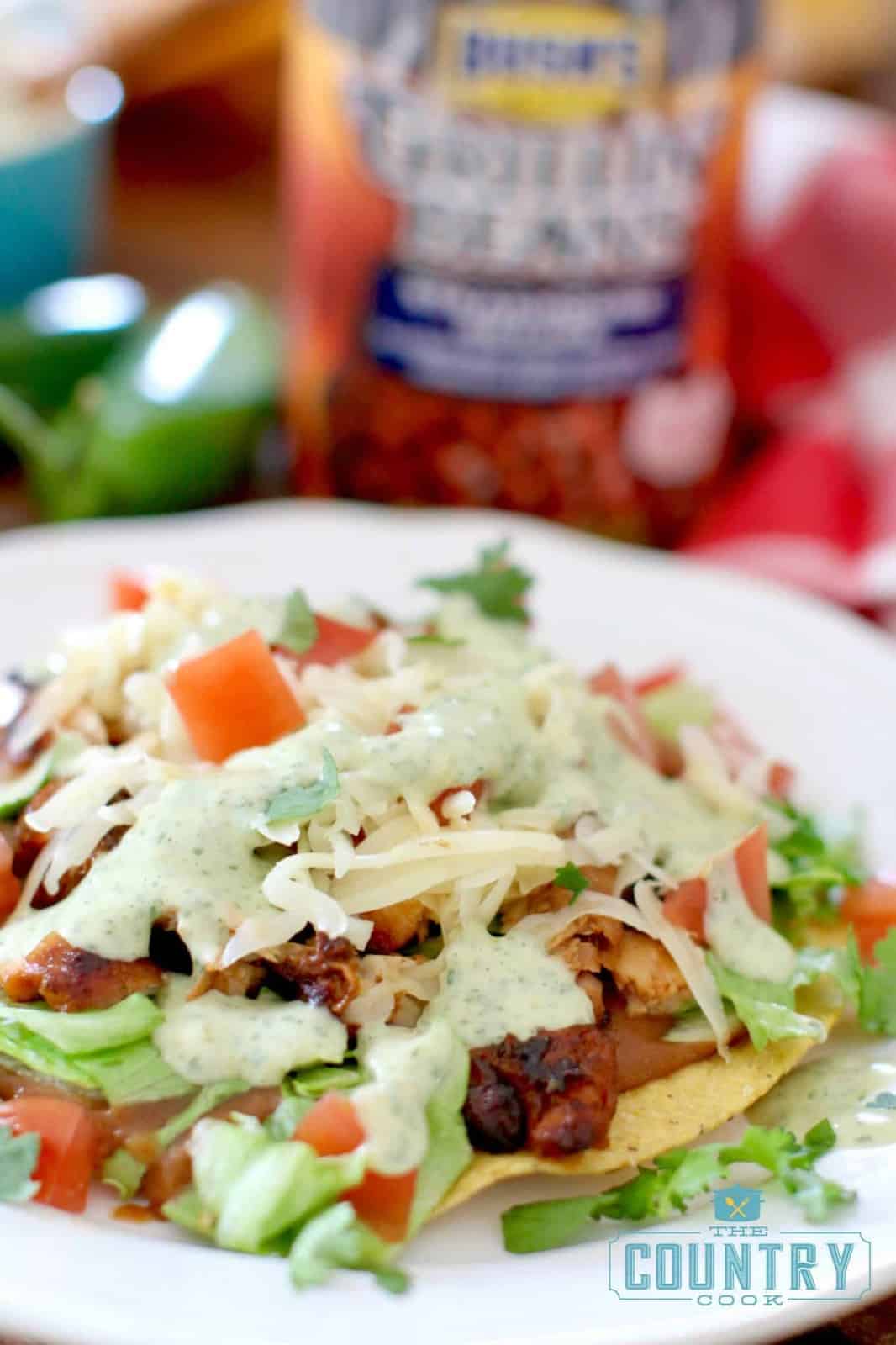BBQ TEX-MEX TOSTADAS recipe at The Country Cook