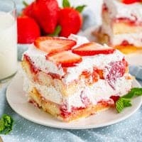 Strawberry Tiramisu Dessert recipe from The Country Cook