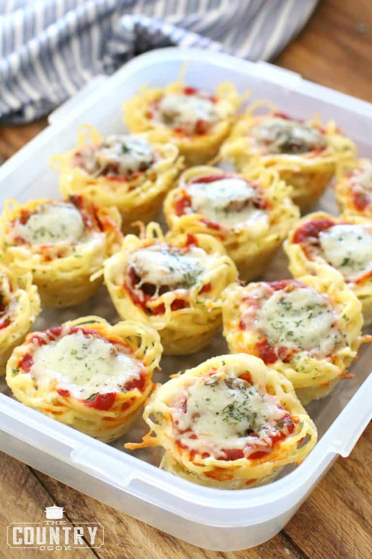 Spaghetti Cupcakes The Country Cook