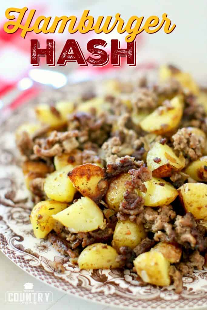 Hamburger Hash recipe from The Country Cook