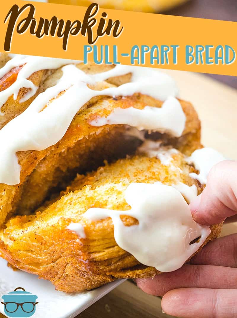 Pumpkin Pull-Apart Bread recipe from The Country Cook