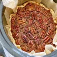 Crock Pot Pecan Pie recipe from The Country Cook