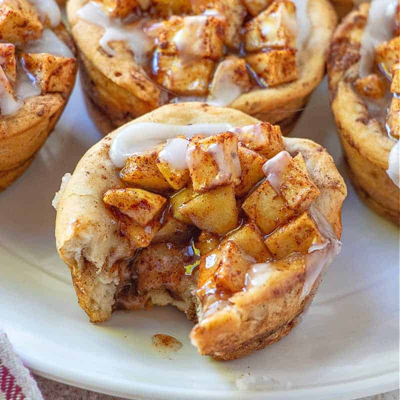 Easy Apple Pie Cinnamon Rolls (+Video)
