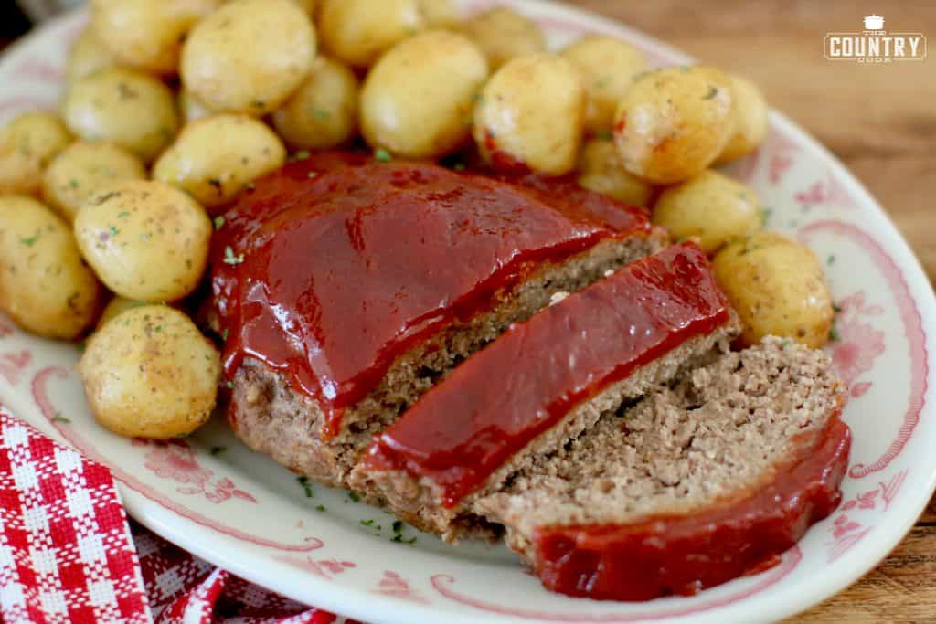 pressure cooker meatloaf with ketchup glaze