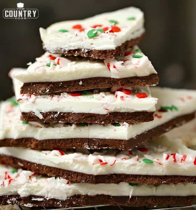 Peppermint Bark, stacked