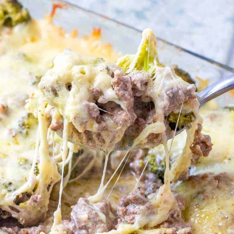 Low Carb Cheeseburger Casserole (+Video)