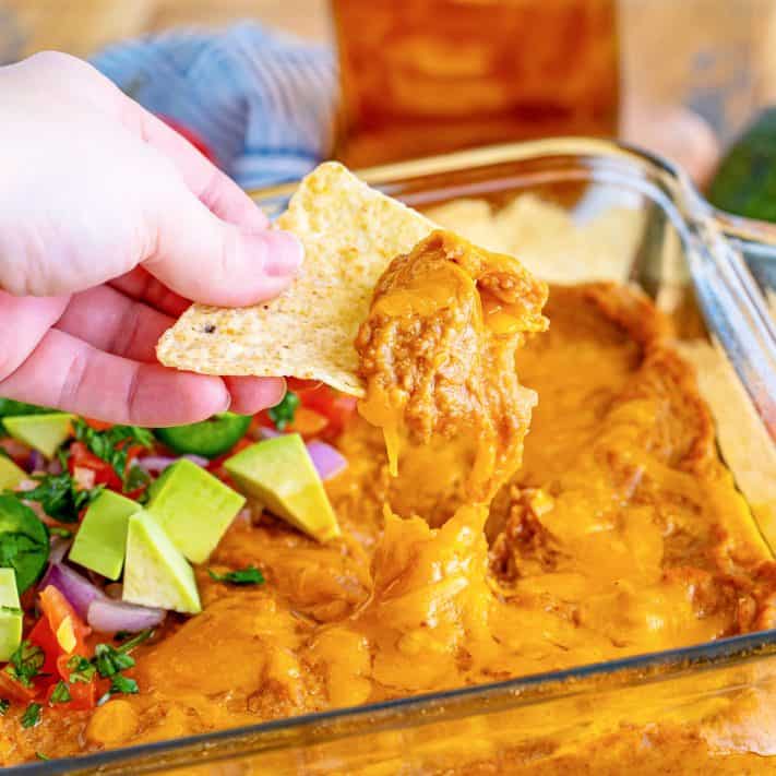 Refried Bean Dip (+Video) - The Country Cook