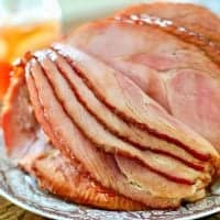 Slow Cooker Sweet Tea Glazed Ham recipe