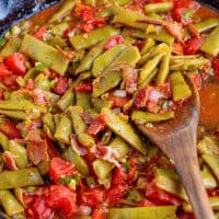 Italian Green Beans recipe from The Country Cook.