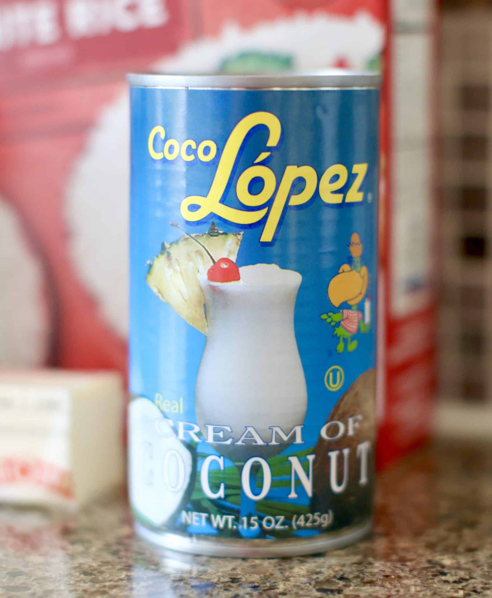Coco Lopez Cream of Coconut.