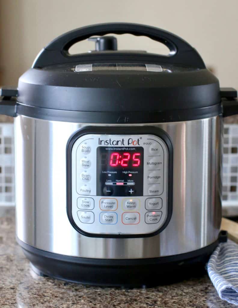 Instant Pot, cook time