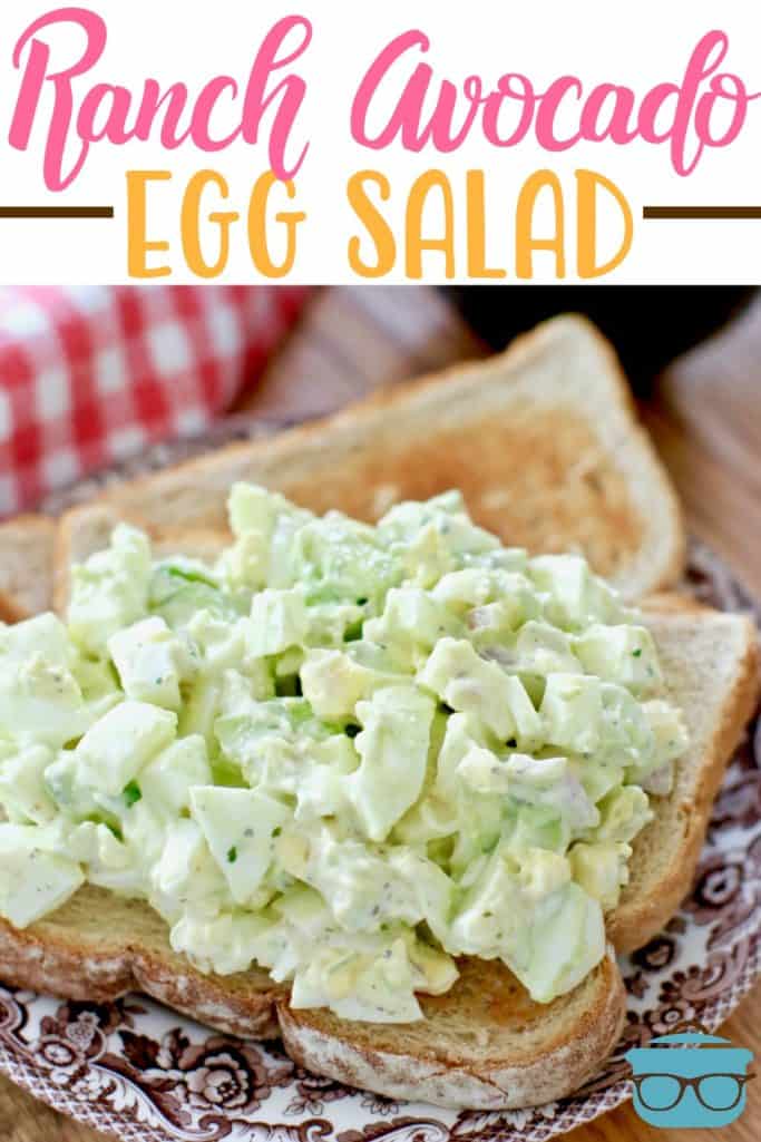 Ranch Avocado Egg Salad recipe from The Country Cook