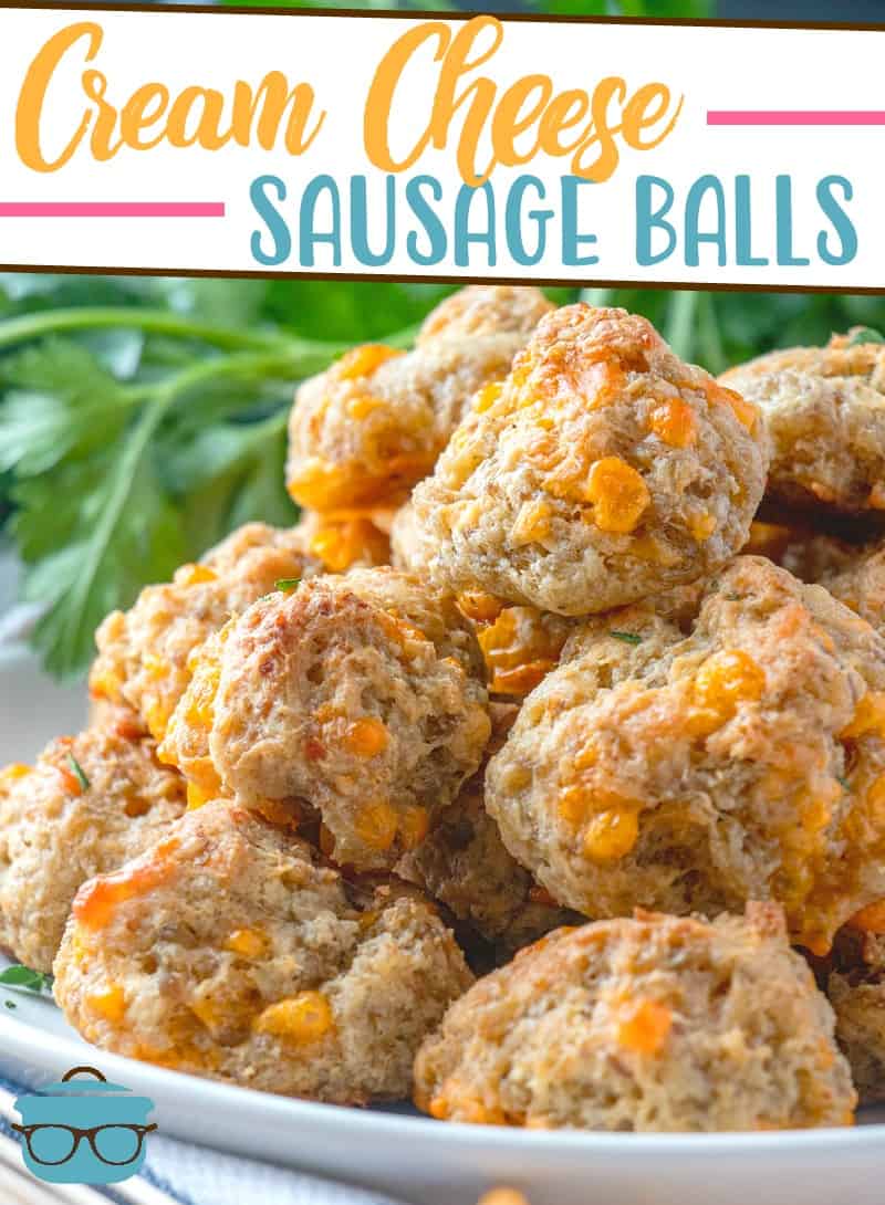 The Best Cream Cheese Sausage Ball s recipe from The Country Cook.