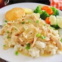 Crock Pot Chicken and Gravy recipe from The Country Cook