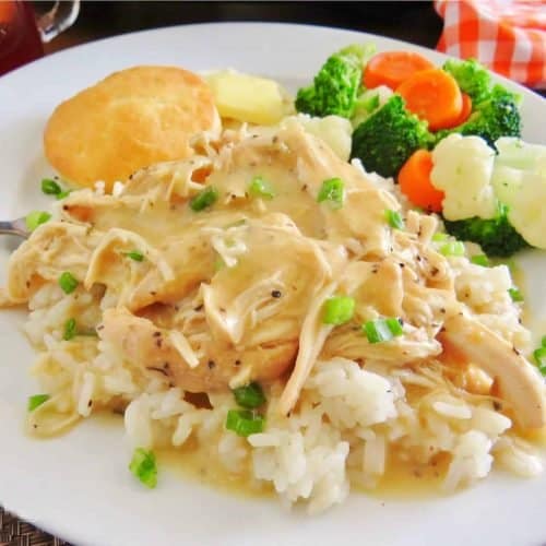 Crock Pot Chicken and Gravy (+Video) - The Country Cook