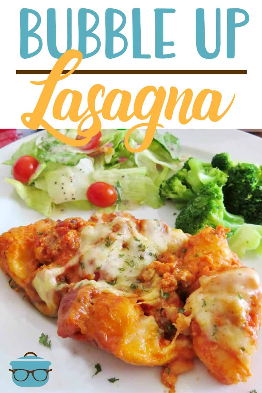 Easy Bubble Up Lasagna recipe from The Country Cook