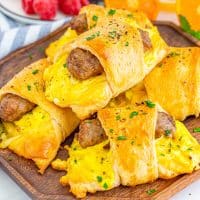 Breakfast Crescent Rolls recipe from The Country Cook.