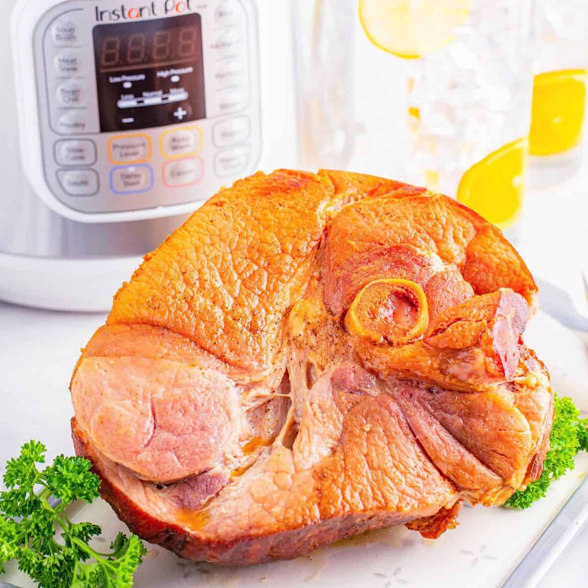 How long to cook a 10 pound ham bone in The Best Instant Pot Bone In Ham Video The Country Cook