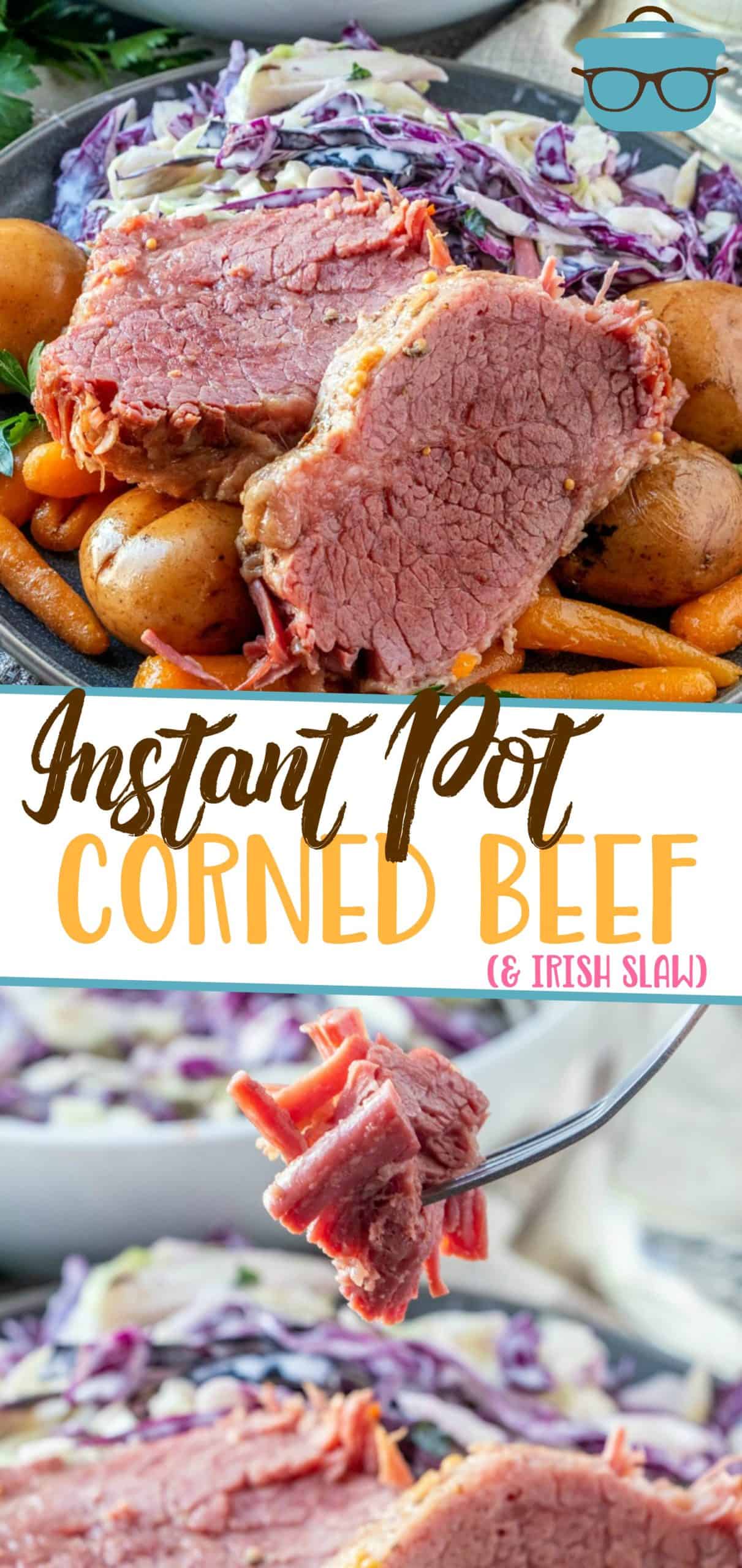 INSTANT POT CORNED BEEF (WITH IRISH SLAW) | The Country Cook