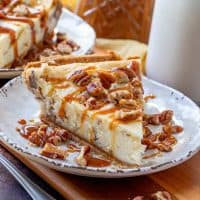 Butter Pecan Cheesecake recipe from The Country Cook
