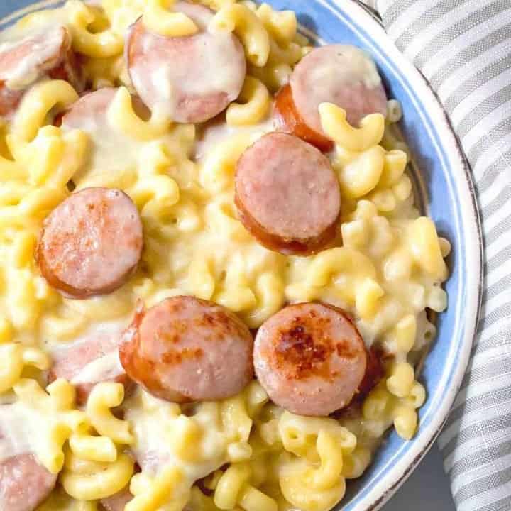 Instant Pot Sausage Macaroni and Cheese recipe